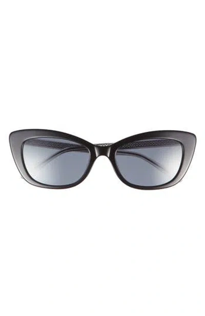 Kate Spade New York Merida 54mm Cat Eye Sunglasses In Black