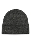 Kate Spade New York Metallic Beanie In Black