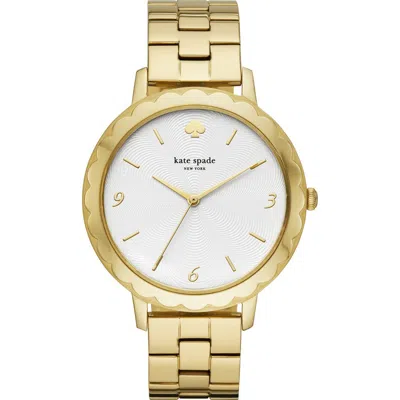 Kate Spade New York Metro Bracelet Watch, 38mm In Gold