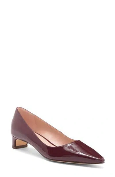 Kate Spade New York Miko Kitten Heel Pump In Dark Merlot