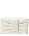 Kate Spade New York Millie Bow Flap Leather Crossbody In White