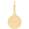 Kate Spade New York Mini C Charm In Gold