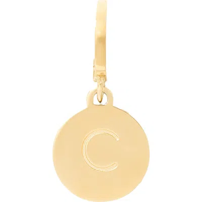 Kate Spade New York Mini C Charm In Gold
