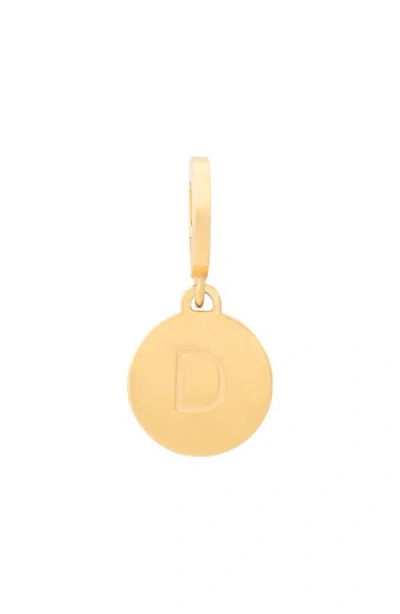 Kate Spade New York Mini D Charm In Gold