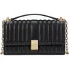 Kate Spade New York Mini Deco Quilted Leather Convertible Crossbody Bag In Black