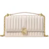 Kate Spade New York Mini Deco Quilted Leather Convertible Crossbody Bag In Neutral