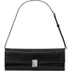 Kate Spade New York Mini Deco Soft Glazed Leather Shoulder Bag In Black