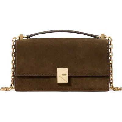 Kate Spade New York Mini Deco Suede Convertible Chain Crossbody Bag