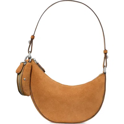 Kate Spade New York Mini Duo Suede Crossbody Bag In Brown