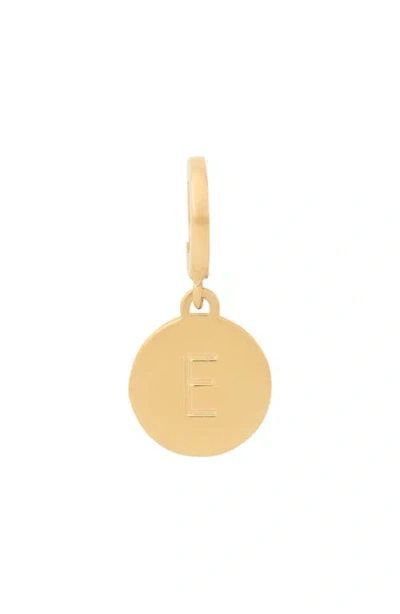 Kate Spade New York Mini E Charm In Gold