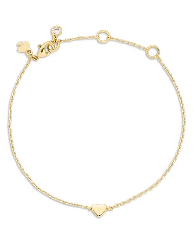 Kate Spade New York Mini Heart Bracelet In Gold