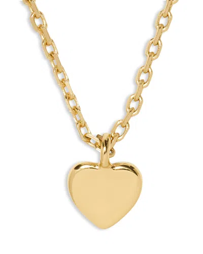 Kate Spade New York Mini Heart Pendant Necklace, 16-19 In Gold