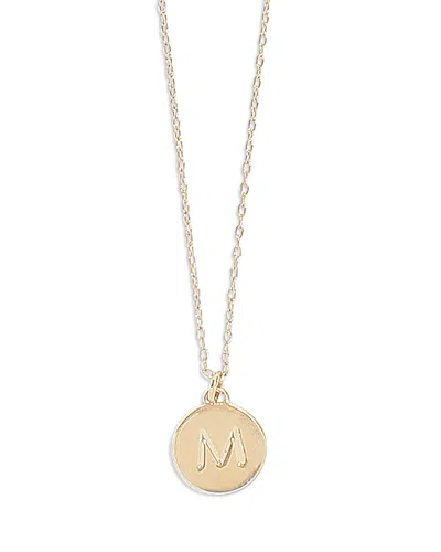 KATE SPADE KATE SPADE NEW YORK MINI INITIAL PENDANT NECKLACE, 17-20,WBR00041