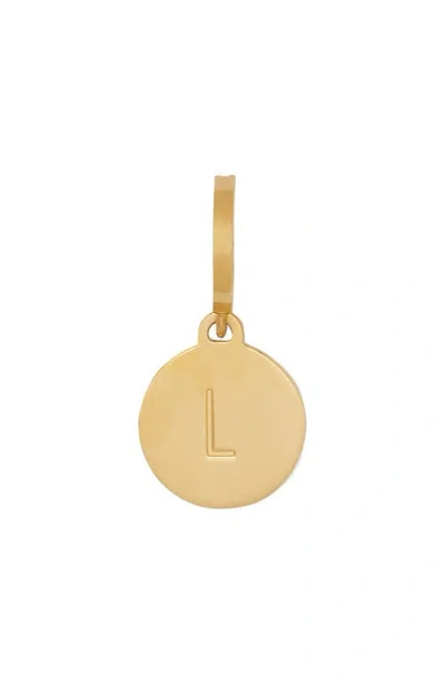 Kate Spade New York Mini L Charm In Gold