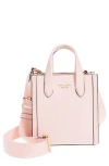 Kate Spade New York Mini Manhattan Pebbled Leather Tote In Crepe Pink