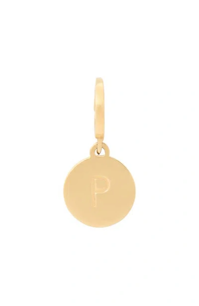 Kate Spade New York Mini P Charm In Gold