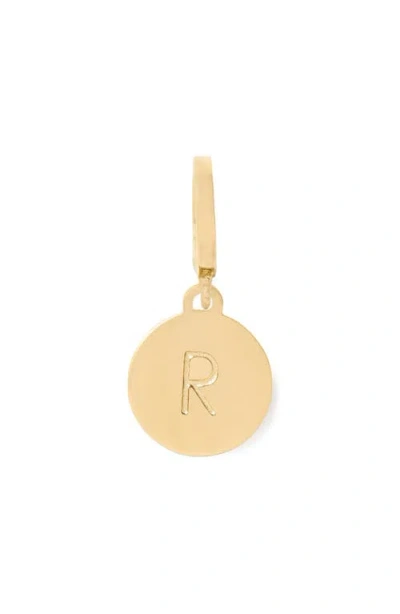 Kate Spade New York Mini R Charm In Gold