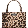 Kate Spade New York Mini Sam Icon Canvas Crossbody In Animal Print