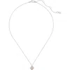 Kate Spade New York Mini Spade Flower Pendant Necklace In Silver