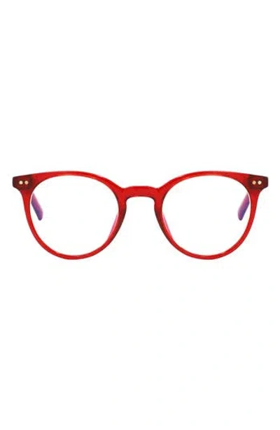 Kate Spade New York Misa 49mm Round Sunglasses In Red