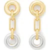 Kate Spade New York Mixed Metallic Linear Drop Earrings