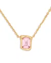 Kate Spade New York Molten Glass Pendant Necklace, 16-19 In Pink/gold