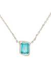 Kate Spade New York Molten Glass Pendant Necklace In Metallic