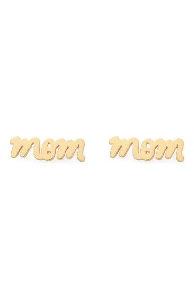 Kate Spade New York Mom Stud Earrings In Gold