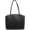 Kate Spade New York Monet Large Triple Compartment Tote Bag In Black