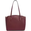 Kate Spade New York Monet Large Triple Compartment Tote Bag In Burgundy