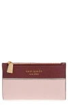 Kate Spade New York Morgan Colorblock Saffiano Leather Bifold Wallet In Dogwood Pink Multi