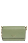 Kate Spade New York Morgan Leather Wallet On A Chain In Green