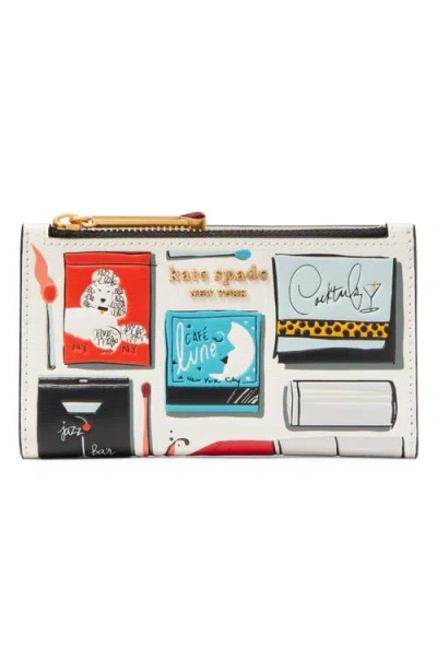 Kate Spade New York Morgan Matchbox Embossed Leather Wallet In Multi