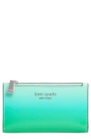 Kate Spade New York Morgan Ombré Saffiano Leather Wallet In Multi