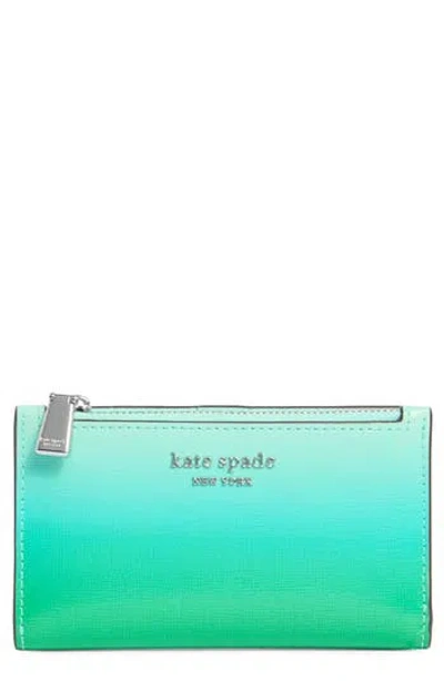 Kate Spade New York Morgan Ombré Saffiano Leather Wallet In Multi