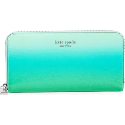 Kate Spade New York Morgan Ombré Saffiano Leather Wallet In Multi