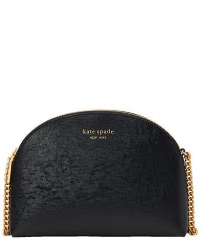 Kate Spade New York Morgan Saffiano Leather Double Zip Dome Crossbody