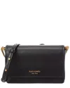 Kate Spade New York Morgan Saffiano Leather Flap Chain Wallet In Gold