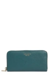 Kate Spade New York Morgan Saffiano Leather Wallet In Green