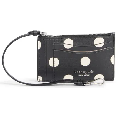 Kate Spade New York Morgan Sunshine Dot Card Case Wristlet In Multi