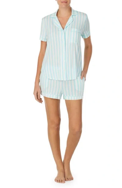 Kate Spade New York Mrs. Dot Jersey Short Pajamas In Blue