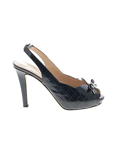 Pre-owned Kate Spade New York Mule/clog In Blue