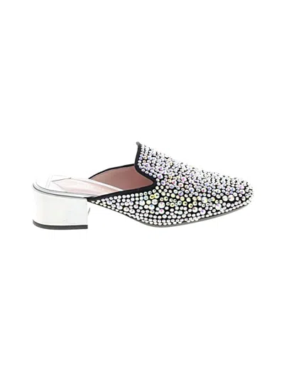 Pre-owned Kate Spade New York Mule/clog In Silver