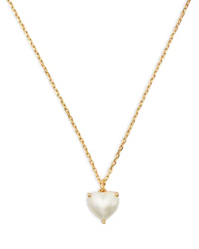 KATE SPADE KATE SPADE NEW YORK MY LOVE JUNE BIRTHSTONE HEART PENDANT NECKLACE, 16-19