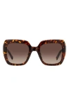 Kate Spade New York Naomis 52mm Gradient Square Sunglasses In Brown