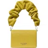 Kate Spade New York Natasha Crinkle Leather Wallet On A Chain In Green