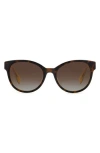 Kate Spade New York Nathalie 55mm Gradient Round Sunglasses In Black