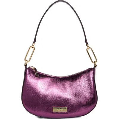 Kate Spade New York Nina Metallic Shoulder Bag In Purple