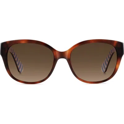 Kate Spade New York Ninna 55mm Gradient Round Sunglasses
