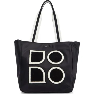 Kate Spade New York Noel Patch Large Tote In Black